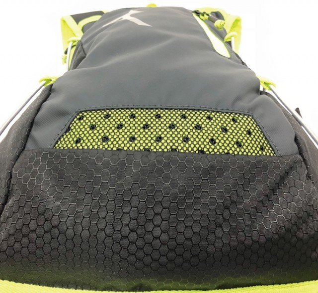 mizuno running backpack grey lime mizuno running backpack grey lime
