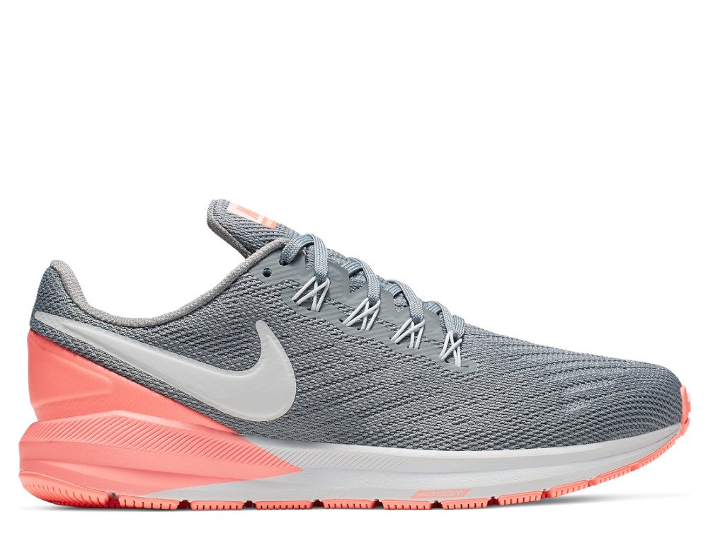 nike air zoom structure 22 w koralowo-grafitowe nike air zoom structure 22 w koralowo-grafitowe