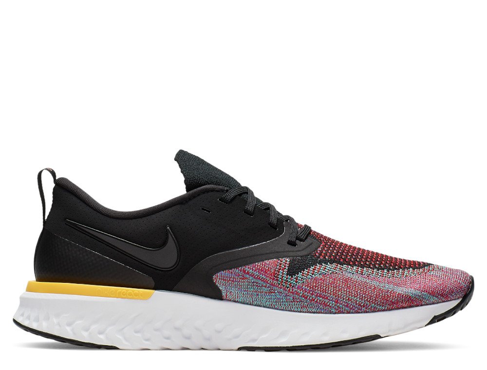 buty nike odyssey react flyknit 2 black/black-university red-hyper jade buty nike odyssey react flyknit 2 black/black-university red-hyper jade