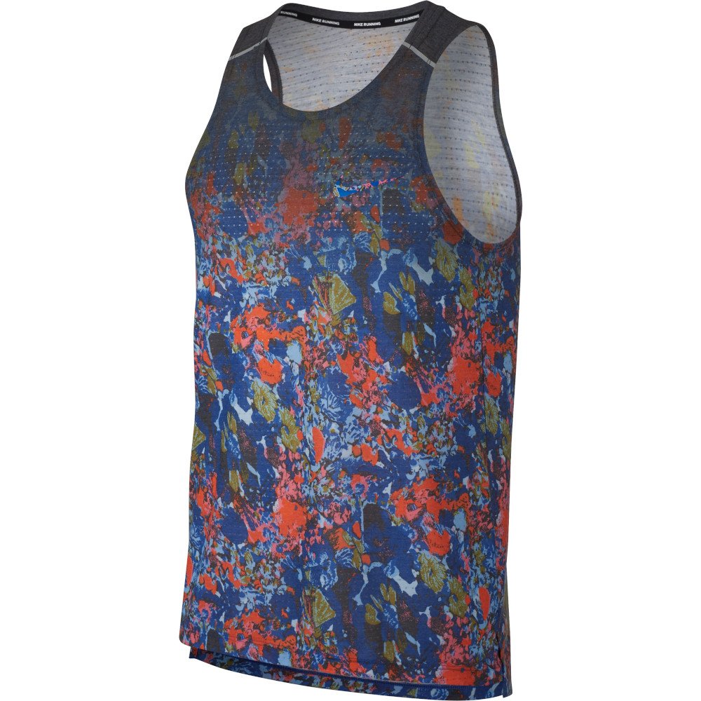 nike rise 365 printed tank m multikolor-granatowa nike rise 365 printed tank m multikolor-granatowa