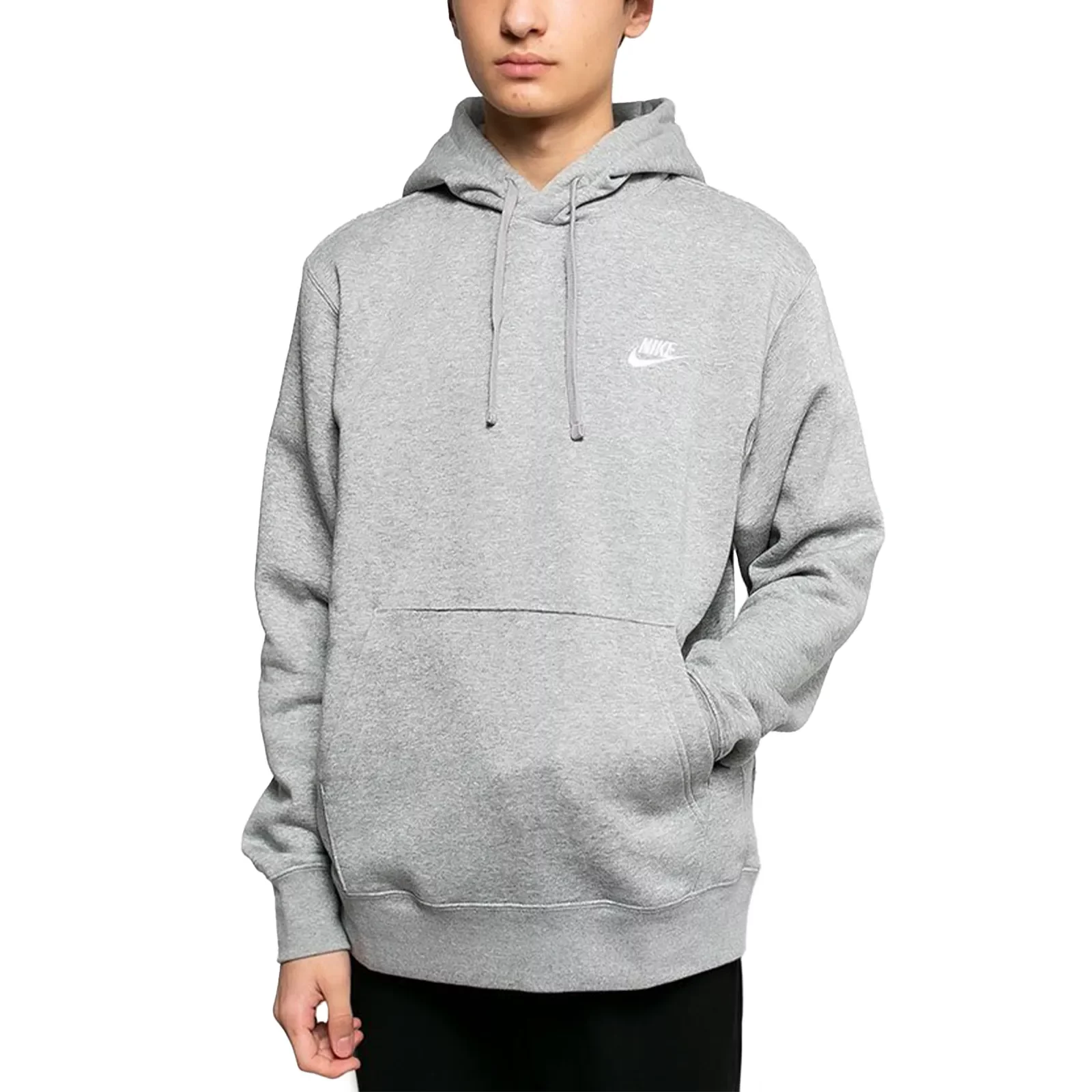 パーカー・フーディ NIKE Men Hoodies BV2654 063 Gray Shop Nike NSW Club Fleece Pullover Hoodie BV2654-063 grey