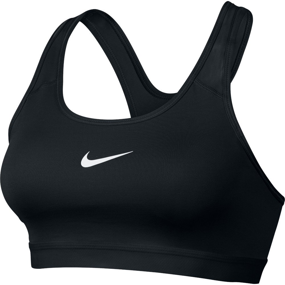 nike classic padded medium support sports bra czarny nike classic padded medium support sports bra czarny