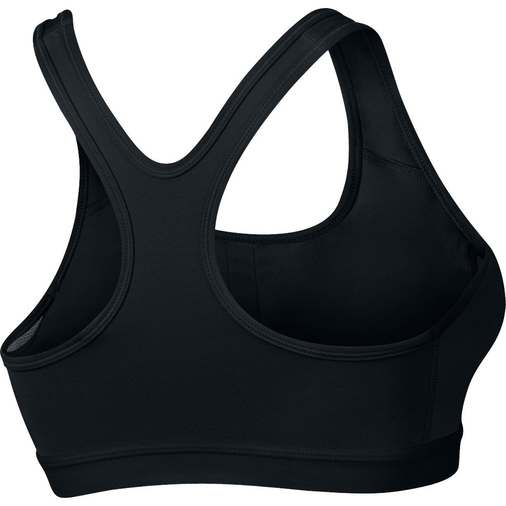 nike classic padded medium support sports bra czarny nike classic padded medium support sports bra czarny