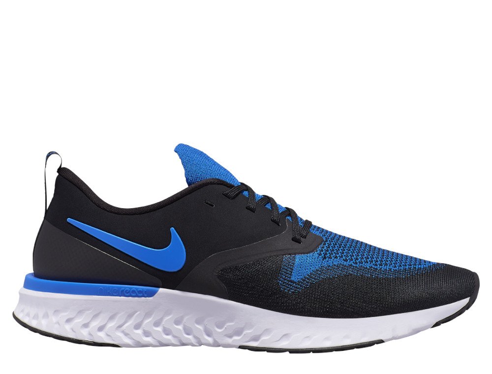 nike odyssey react flyknit 2 m niebiesko-czarne nike odyssey react flyknit 2 m niebiesko-czarne