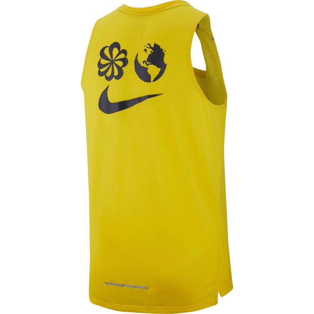 nike rise 365 graphic artist tank m Żółta nike rise 365 graphic artist tank m Żółta