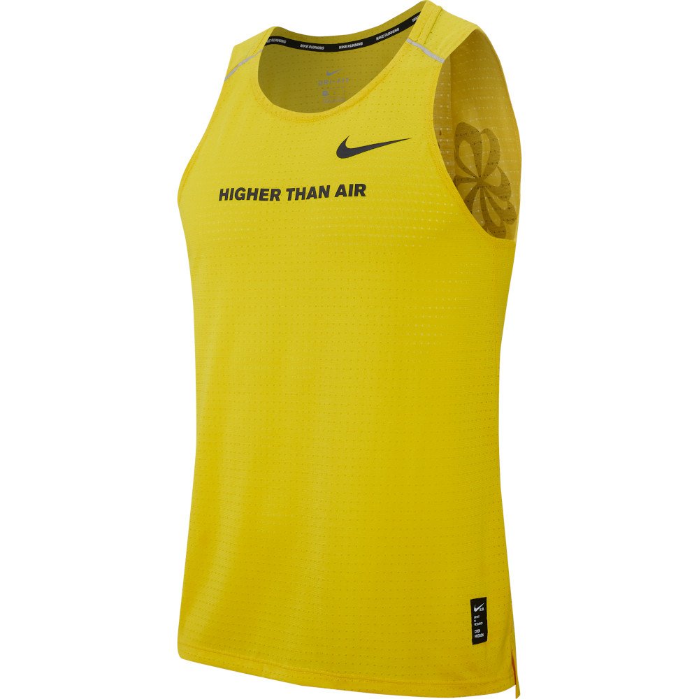 nike rise 365 graphic artist tank m Żółta nike rise 365 graphic artist tank m Żółta