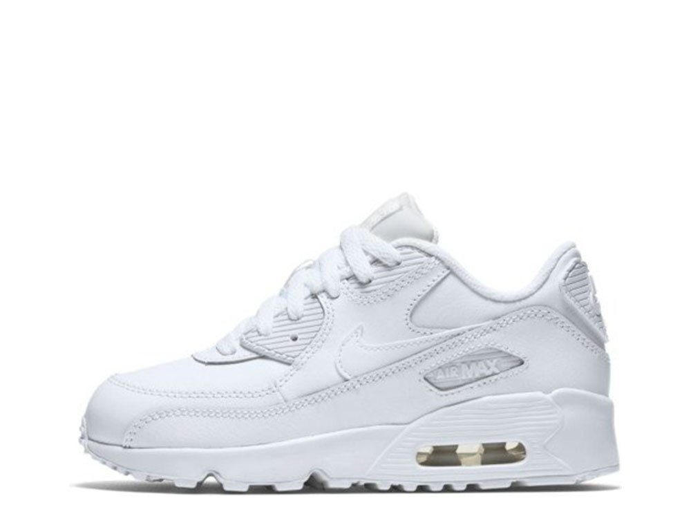 nike air max 90 leather (ps) dziecięce białe (833414-100) nike air max 90 leather (ps) dziecięce białe (833414-100)