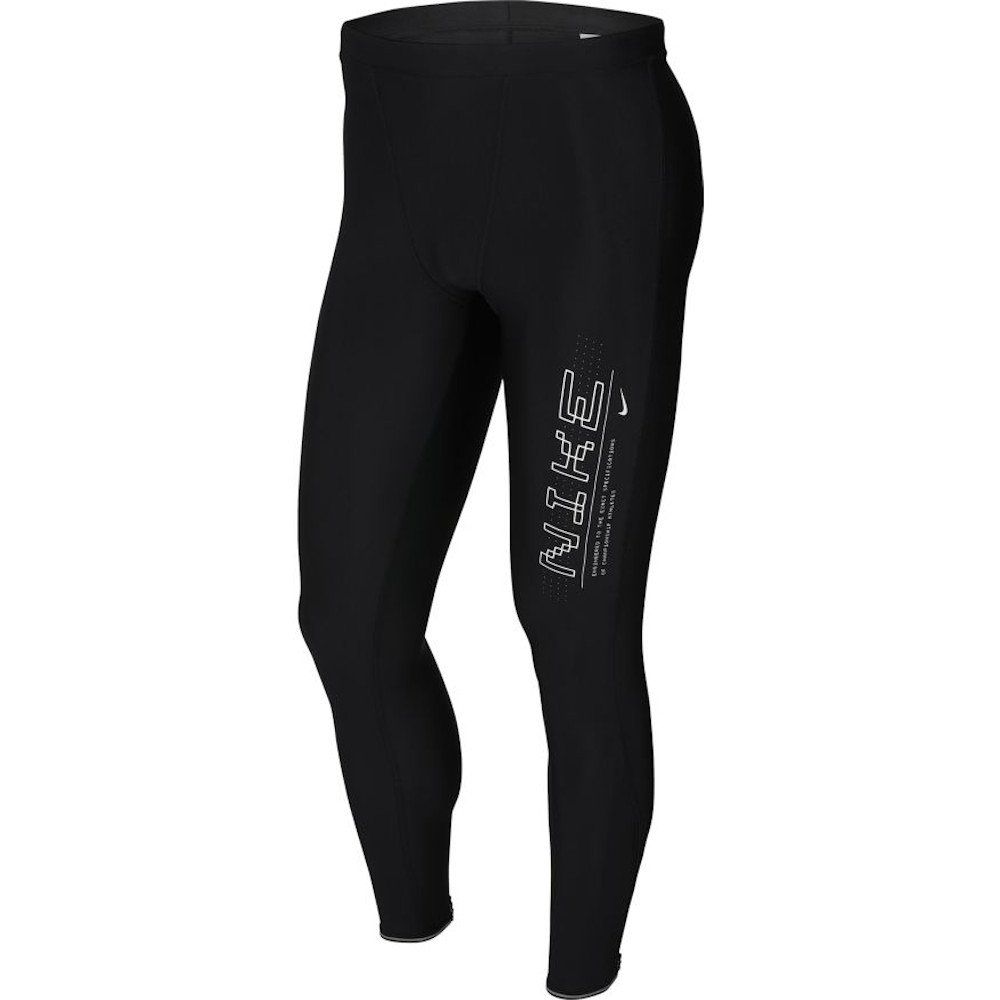nike run mobility tight m czarno-biaŁe nike run mobility tight m czarno-biaŁe