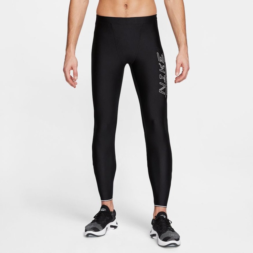 nike run mobility tight m czarno-biaŁe nike run mobility tight m czarno-biaŁe