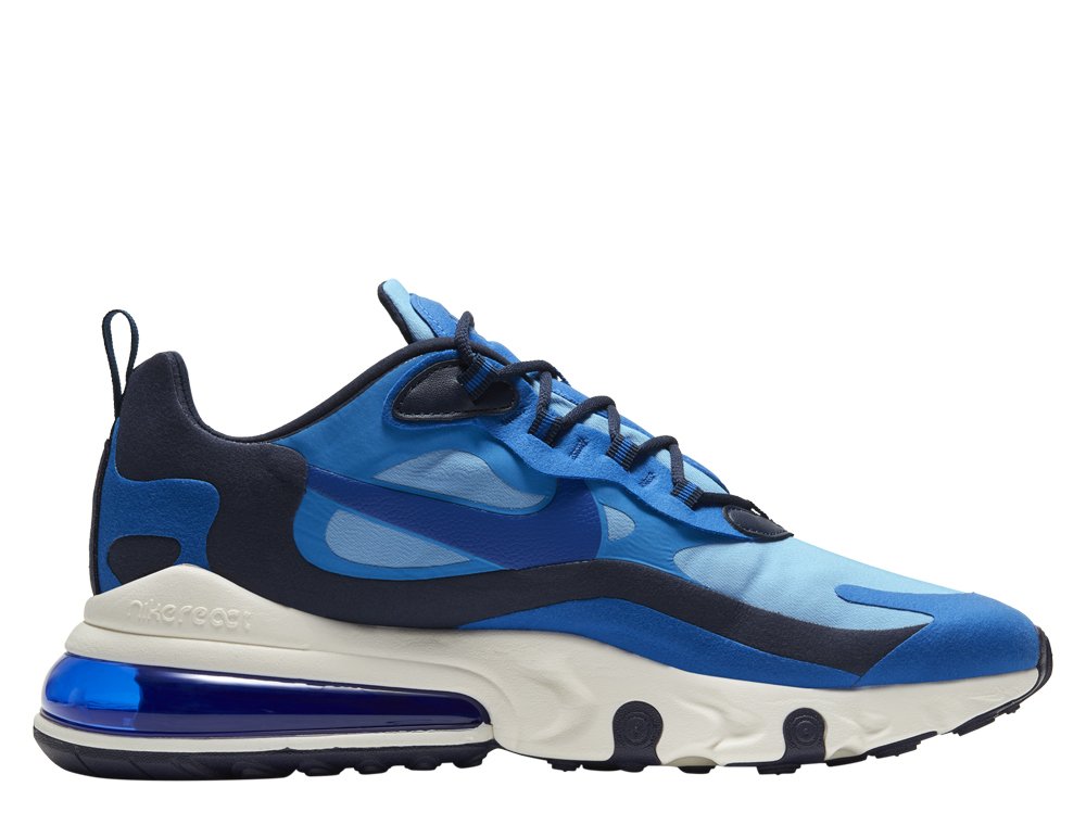 nike air max react 270 męskie niebieskie (ci3866-400) nike air max react 270 męskie niebieskie (ci3866-400)