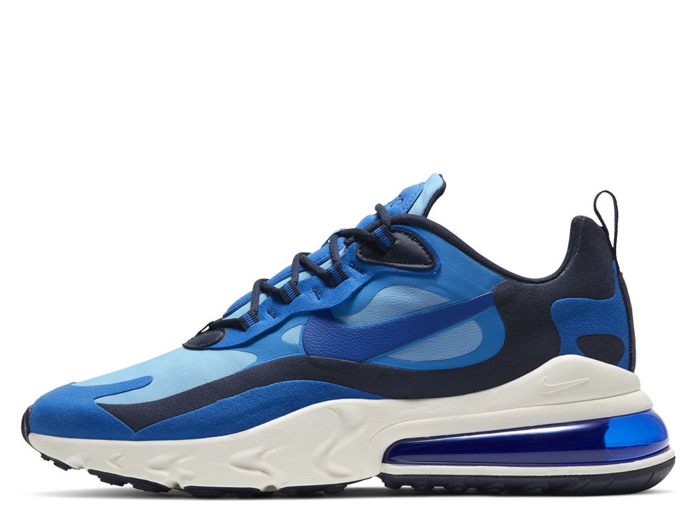 nike air max react 270 męskie niebieskie (ci3866-400) nike air max react 270 męskie niebieskie (ci3866-400)