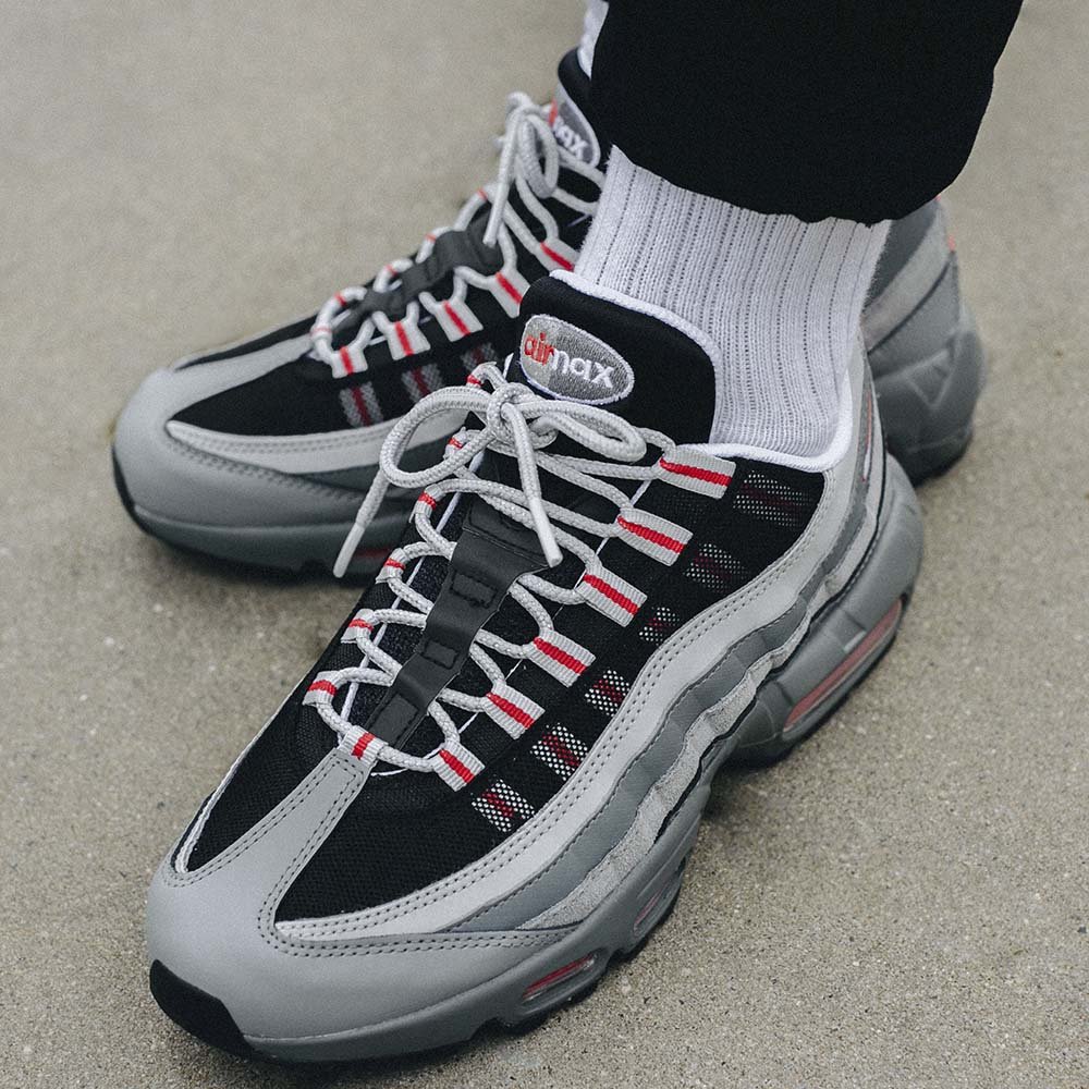Nike Air Max 95 Essential CI3705 001 Buty Męskie Nike Air Max 95 Szaro Czarne | WorldBox [CI3705