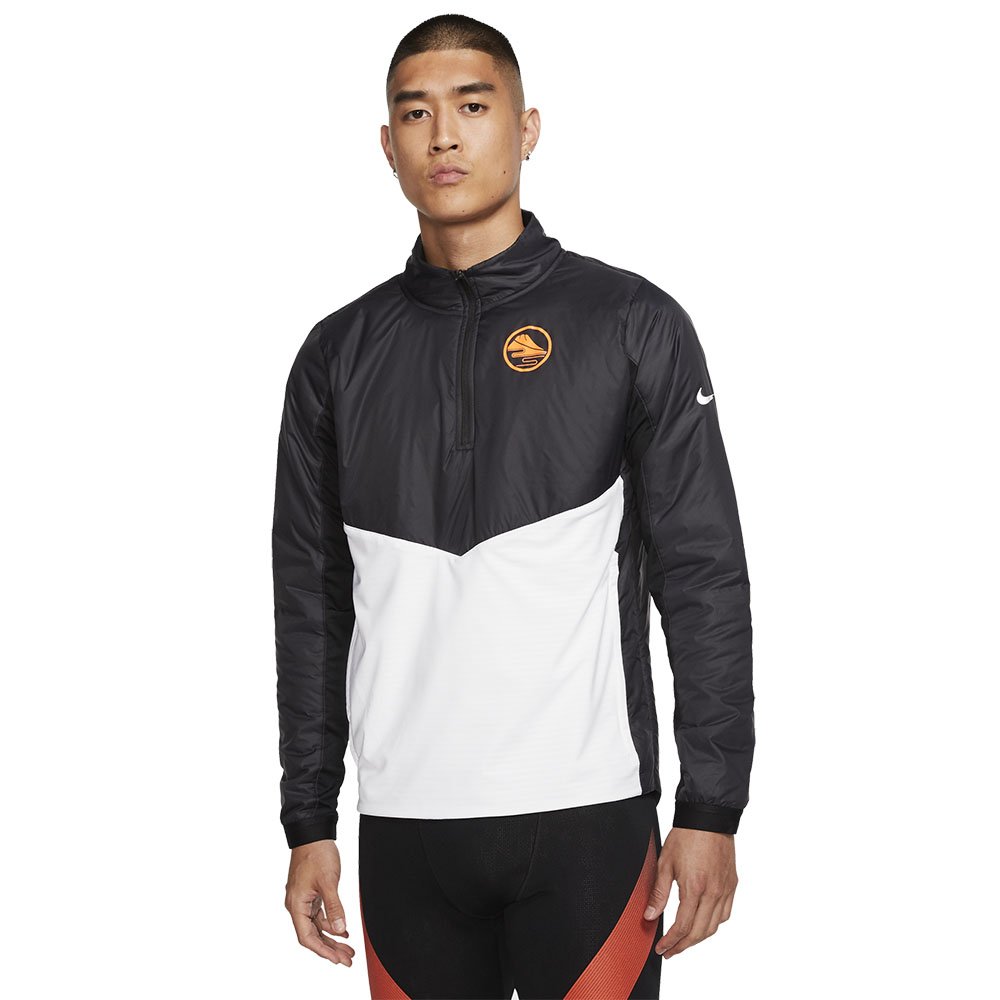 nike element half-zip top ekiden m czarno-biała nike element half-zip top ekiden m czarno-biała