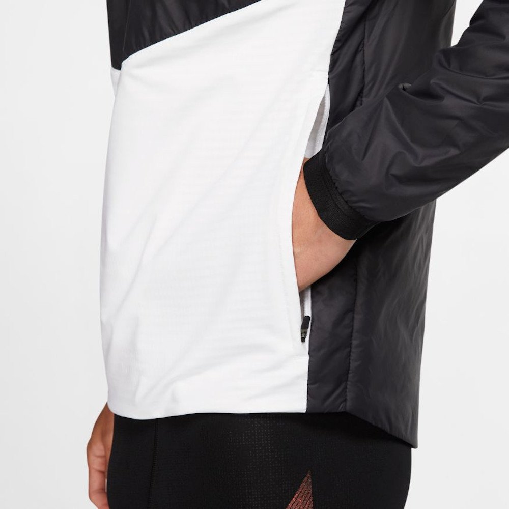 nike element half-zip top ekiden m czarno-biała nike element half-zip top ekiden m czarno-biała