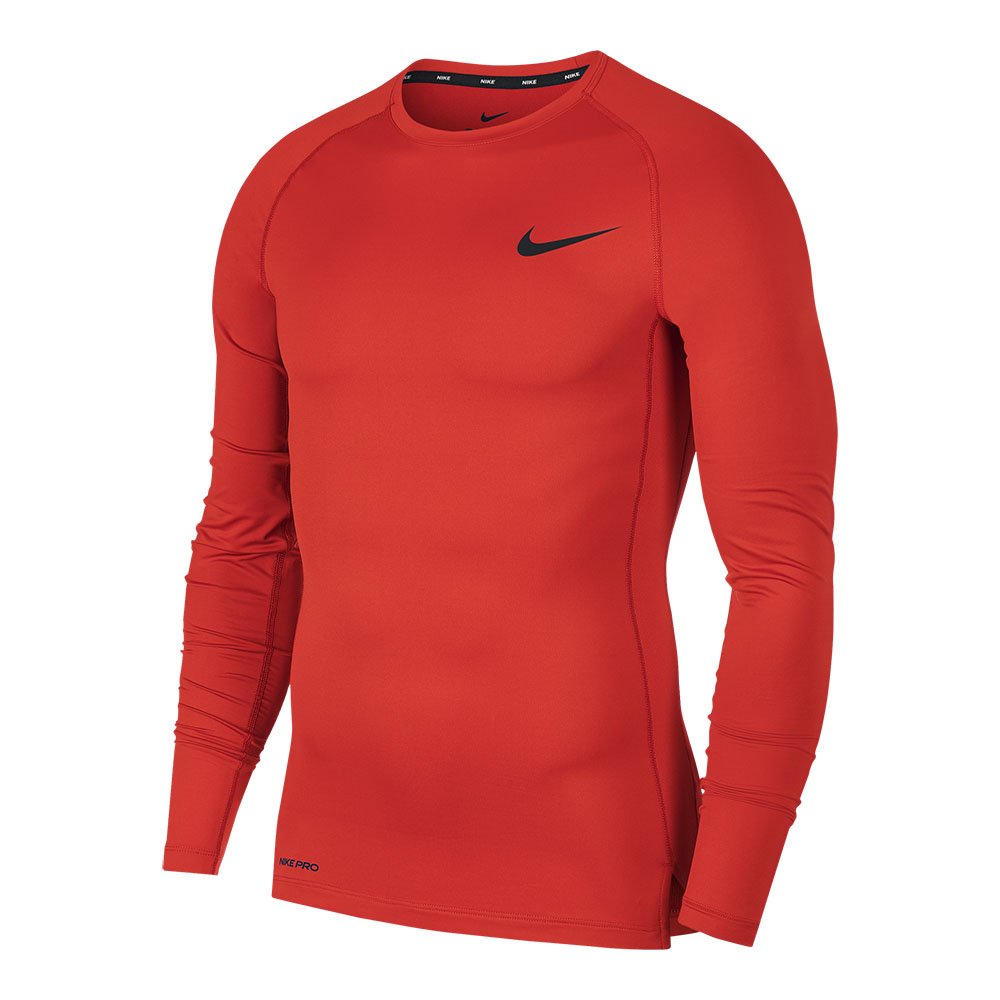 nike pro longsleeve top m czerwona nike pro longsleeve top m czerwona