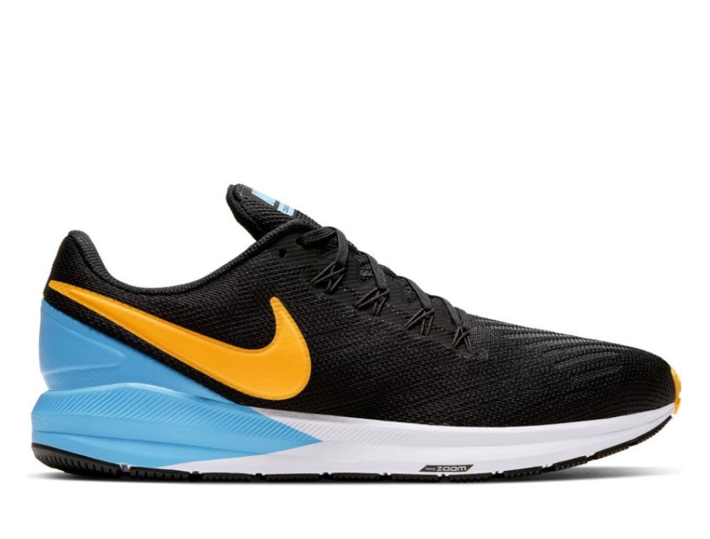 buty nike air zoom structure 22 m black/laser orange-university blue-white buty nike air zoom structure 22 m black/laser orange-university blue-white