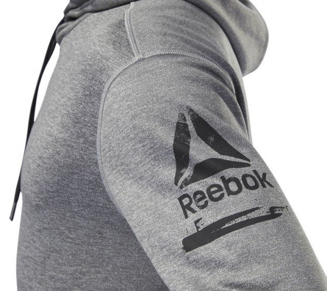 reebok workout thermowarm hoodie medium grey heather reebok workout thermowarm hoodie medium grey heather