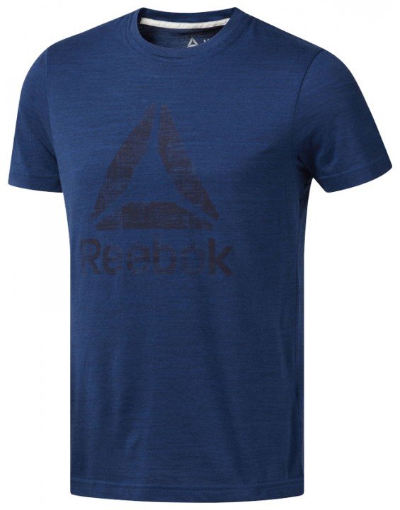 reebok elements marble group tee bunker blue reebok elements marble group tee bunker blue