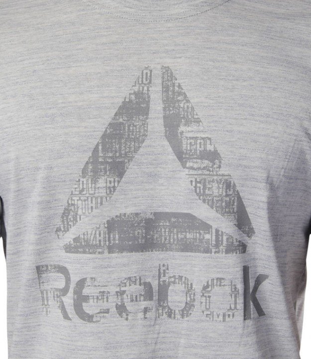 reebok elements marble group tee skull grey reebok elements marble group tee skull grey