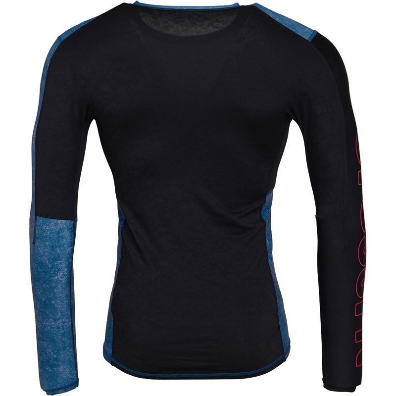 koszulka z dŁugim rĘkawem reebok rc ls compression blu/bk koszulka z dŁugim rĘkawem reebok rc ls compression blu/bk