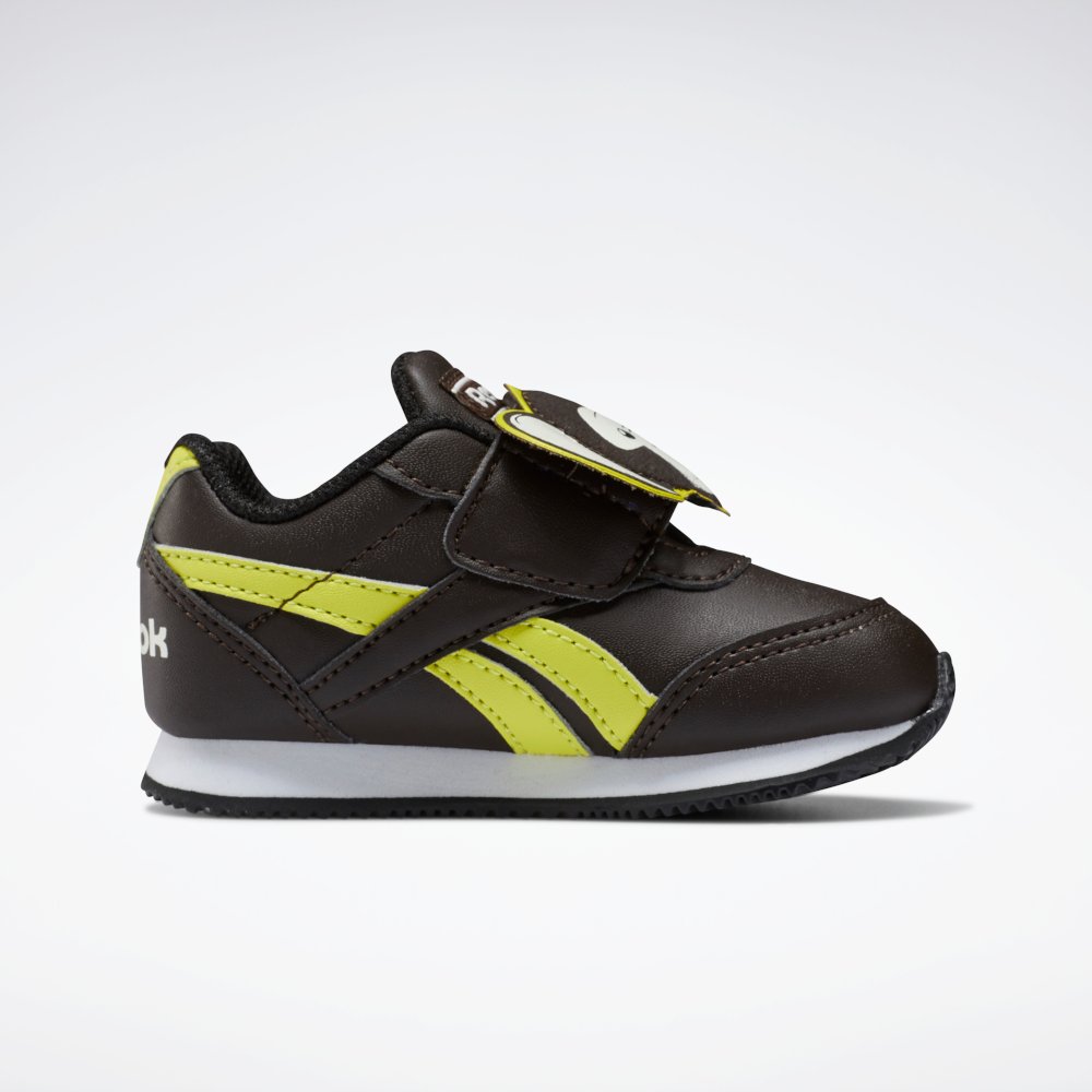 reebok royal classic jogger brązowo-żółte reebok royal classic jogger brązowo-żółte