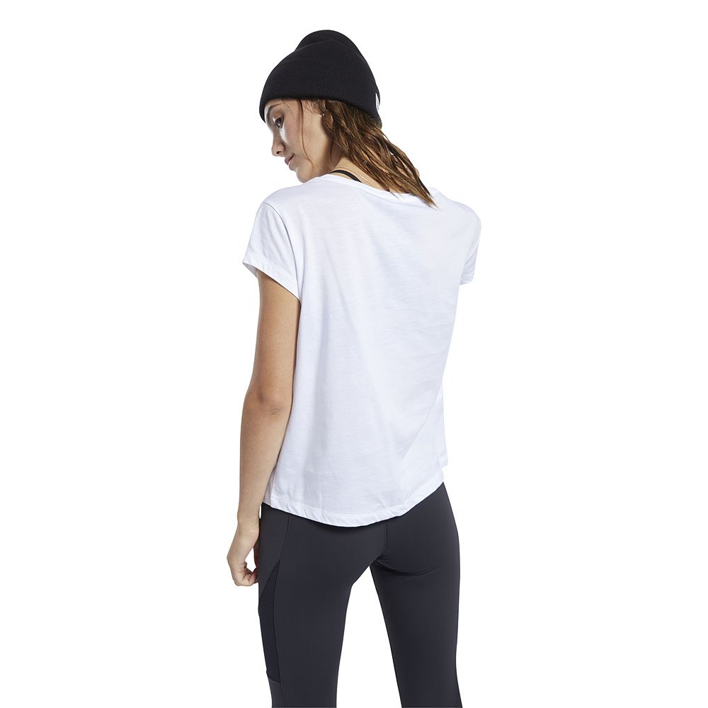 reebok graphic tee damska biała reebok graphic tee damska biała