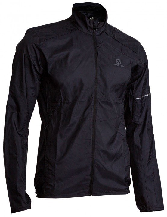 salomon agile wind jacket black salomon agile wind jacket black