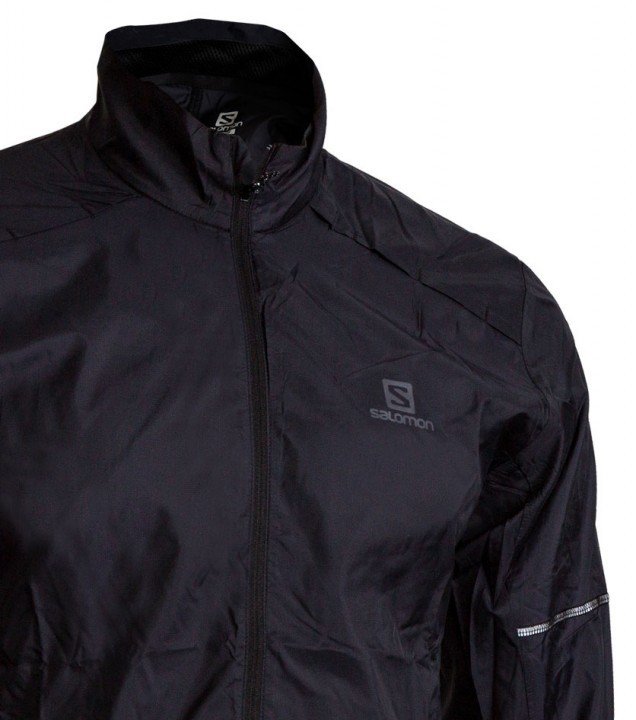 salomon agile wind jacket black salomon agile wind jacket black