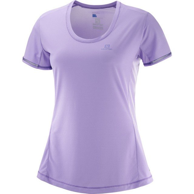 salomon agile short sleeve tee bougainvillea salomon agile short sleeve tee bougainvillea