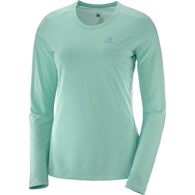 salomon koszulka agile long sleeve tee yucca salomon koszulka agile long sleeve tee yucca