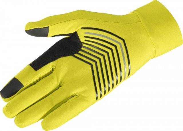 salomon pulse glove sulphur spring/black salomon pulse glove sulphur spring/black