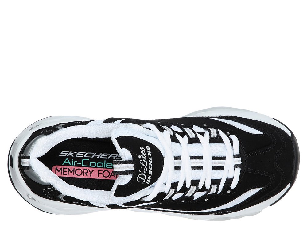 skechers d-lites 3 damskie czarne (12956-bkw) skechers d-lites 3 damskie czarne (12956-bkw)