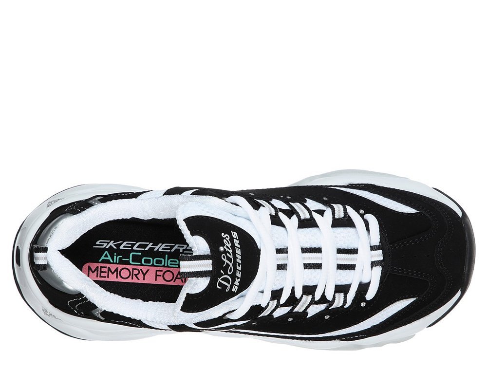 skechers d-lites 3 damskie czarne (12956-bkw) skechers d-lites 3 damskie czarne (12956-bkw)