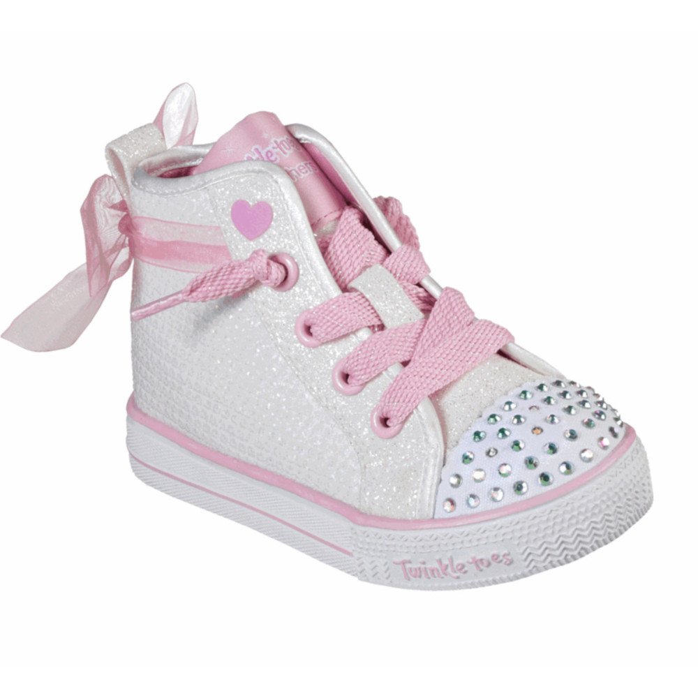 skechers shuffle lite-sparkle beauty różowo-białe skechers shuffle lite-sparkle beauty różowo-białe