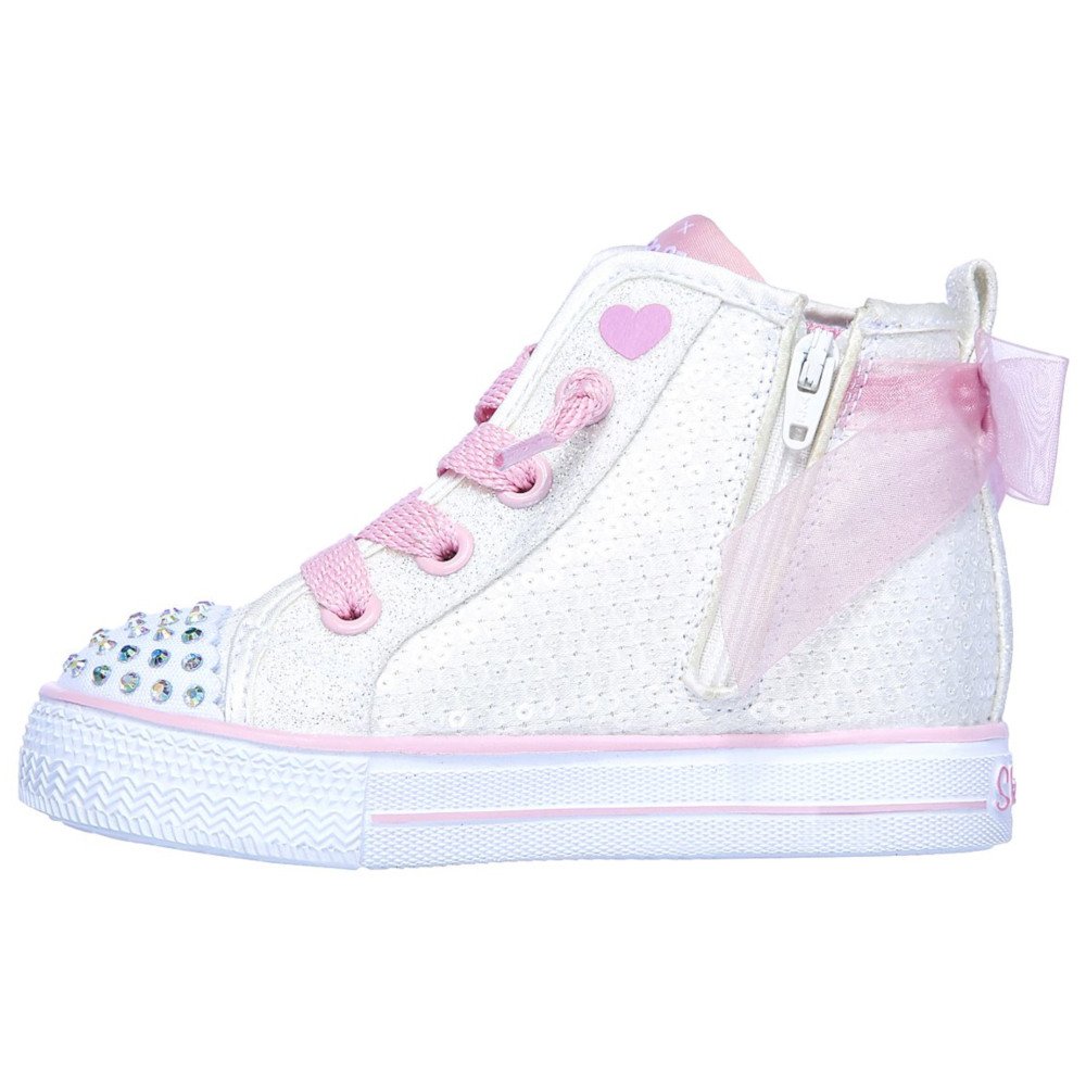 skechers shuffle lite-sparkle beauty różowo-białe skechers shuffle lite-sparkle beauty różowo-białe