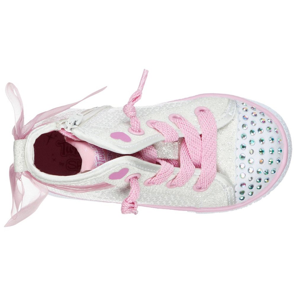 skechers shuffle lite-sparkle beauty różowo-białe skechers shuffle lite-sparkle beauty różowo-białe