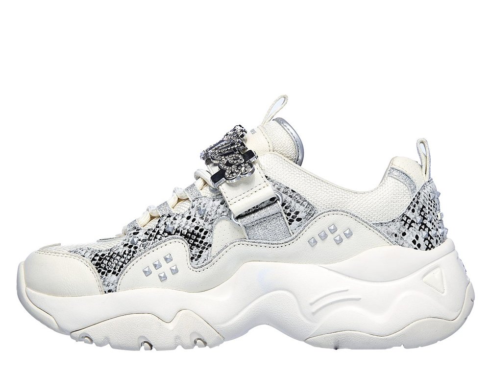 skechers d'lites 3 premium heritage flashy study damskie białe (149110-ntsl) skechers d'lites 3 premium heritage flashy study damskie białe (149110-ntsl)