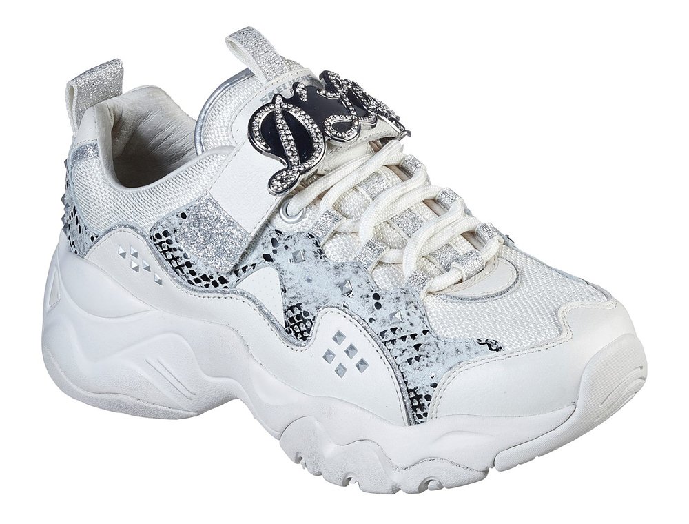 skechers d'lites 3 premium heritage flashy study damskie białe (149110-ntsl) skechers d'lites 3 premium heritage flashy study damskie białe (149110-ntsl)