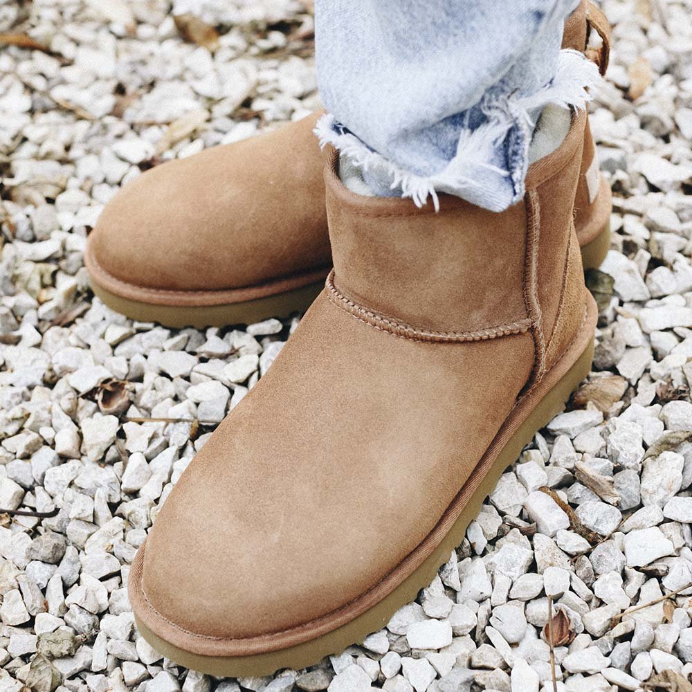 ugg w classic mini ii damskie brązowe (1016222-che) ugg w classic mini ii damskie brązowe (1016222-che)