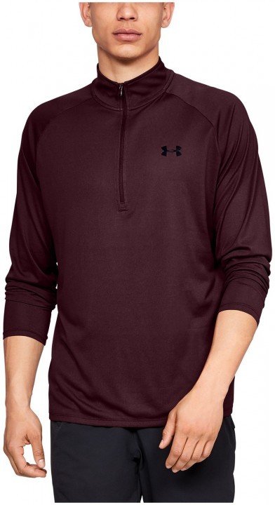 under armour ua tech 1/2 zip 2.0 red under armour ua tech 1/2 zip 2.0 red
