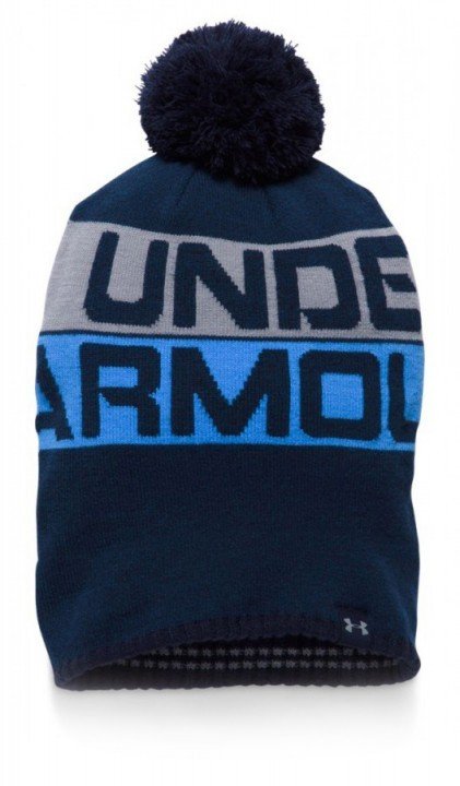 under armour men's retro pom beanie 2.0 navy under armour men's retro pom beanie 2.0 navy
