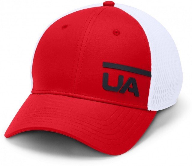 under armour men's train spacer mesh cap red white under armour men's train spacer mesh cap red white