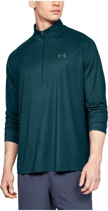 under armour ua tech 1/2 zip 2.0 techno teal under armour ua tech 1/2 zip 2.0 techno teal