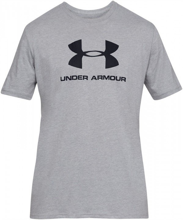 under armour sportstyle logo short sleeve grey under armour sportstyle logo short sleeve grey