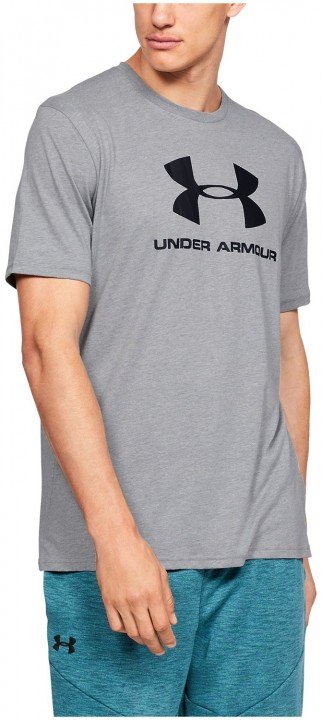 under armour sportstyle logo short sleeve grey under armour sportstyle logo short sleeve grey
