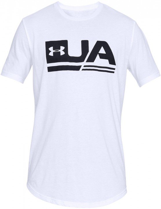 under armour ua sportstyle short sleeve drop hem white under armour ua sportstyle short sleeve drop hem white