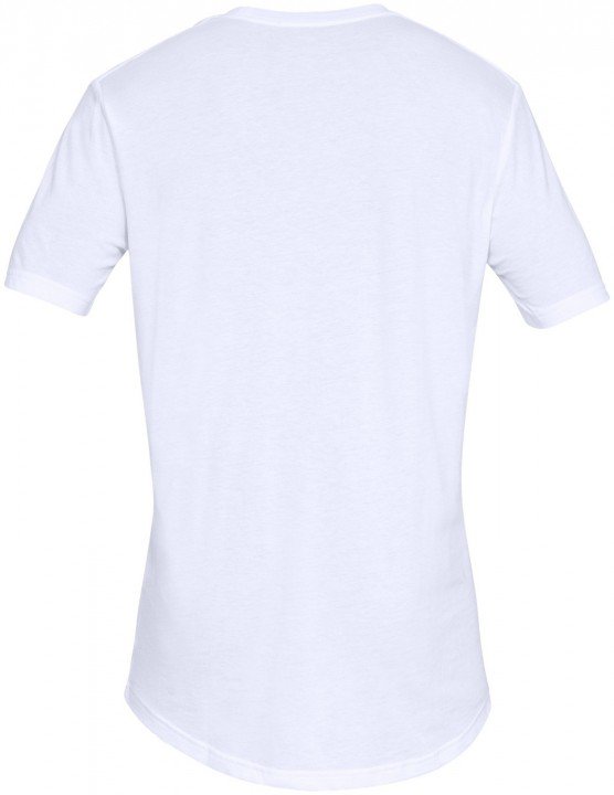 under armour ua sportstyle short sleeve drop hem white under armour ua sportstyle short sleeve drop hem white