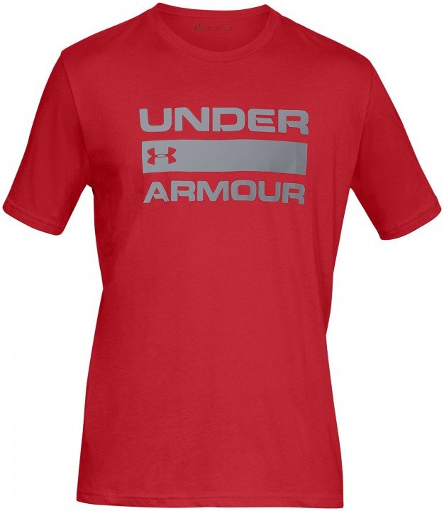 under armour team issue wordmark short sleeve red under armour team issue wordmark short sleeve red