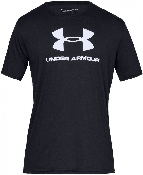 under armour sportstyle logo short sleeve black under armour sportstyle logo short sleeve black