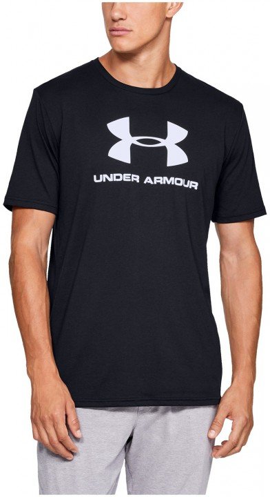 under armour sportstyle logo short sleeve black under armour sportstyle logo short sleeve black